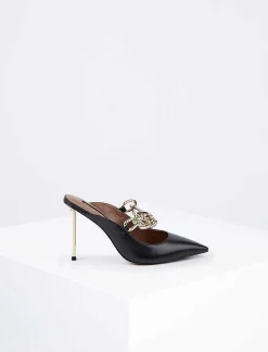 Clearance Aguja With Cadena Tacon Shoes Women Shoes