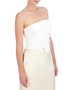 Flash Sale Blouse With Cross Effect Pliegues Women Tops