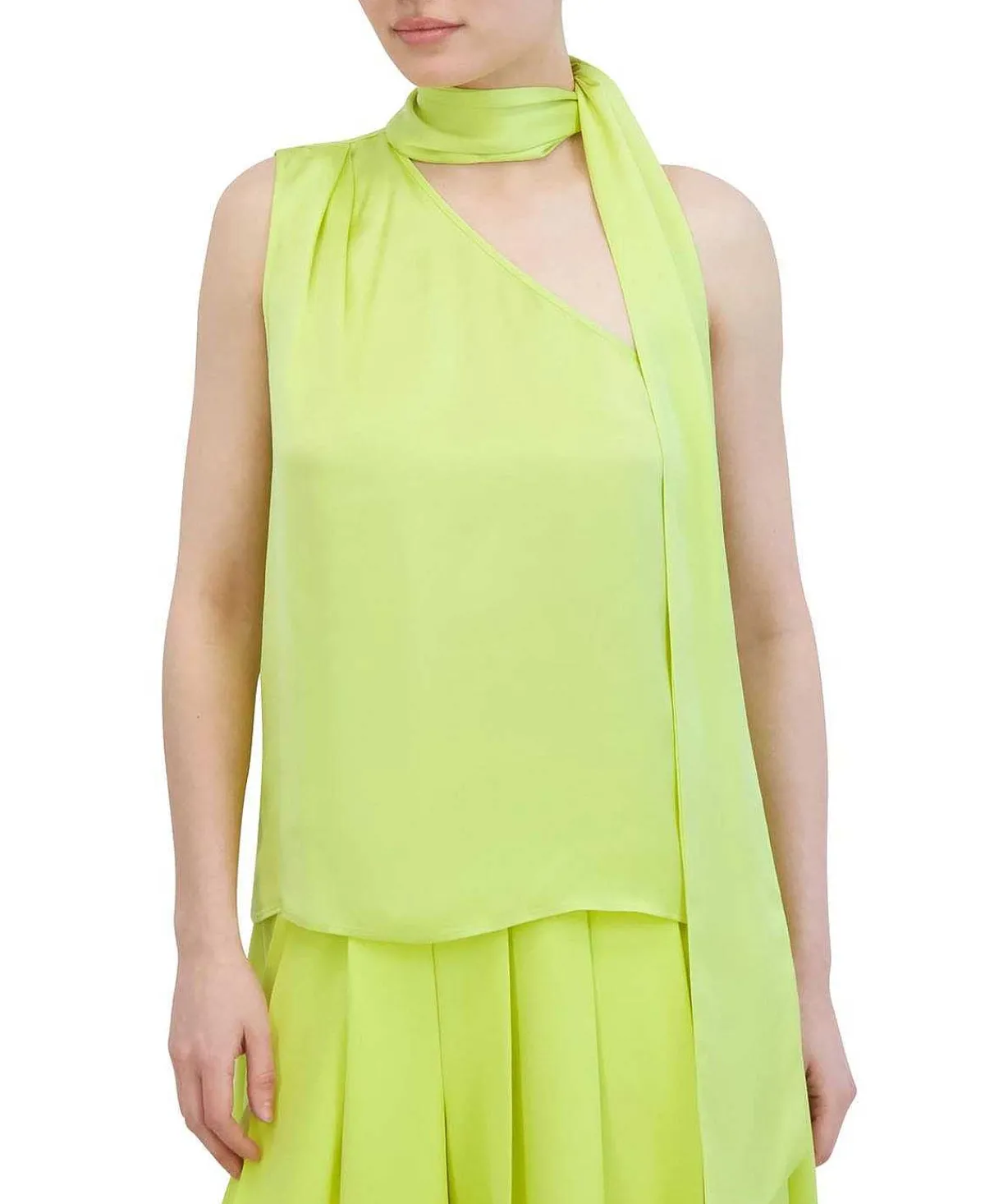 Fashion Blouse With Lazo Women Tops