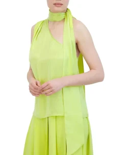 Fashion Blouse With Lazo Women Tops