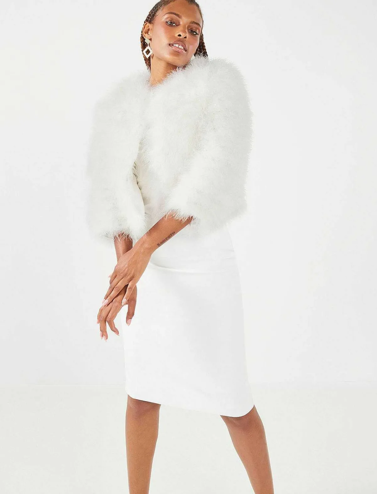 Online Bolero Plumas Jacket Women Outerwear