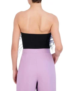 Discount Bustier With Feathers Women Tops