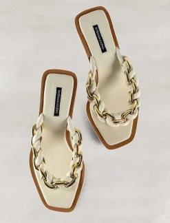 New Cadena Mistia Trenzada Tacon Sandal Women Shoes