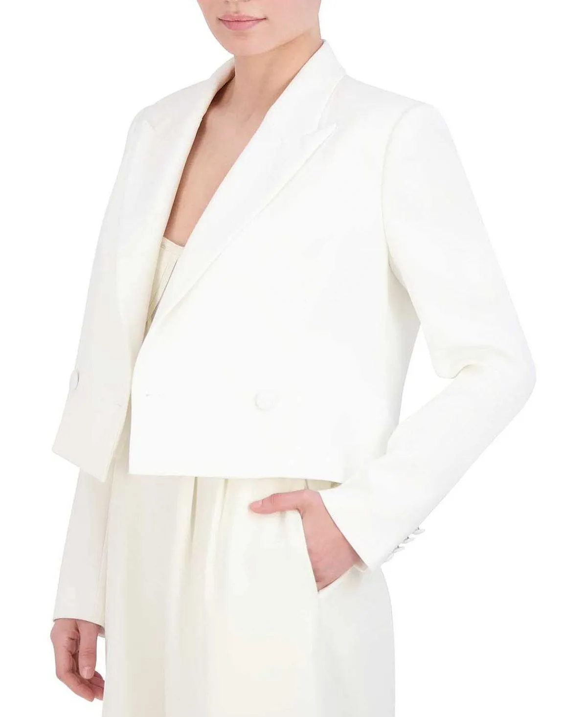 New Crop Blazer With Solapa Women Outerwear