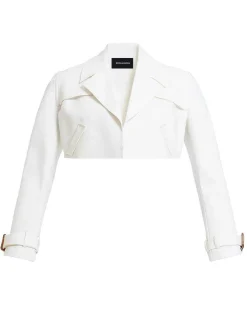 Best Cropped Straight Jacket Women Outerwear