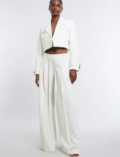 Best Cropped Straight Jacket Women Outerwear