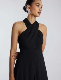 New Crossed Halter Jumpsuit Pierna Ancha Women Jumpsuits Rompers