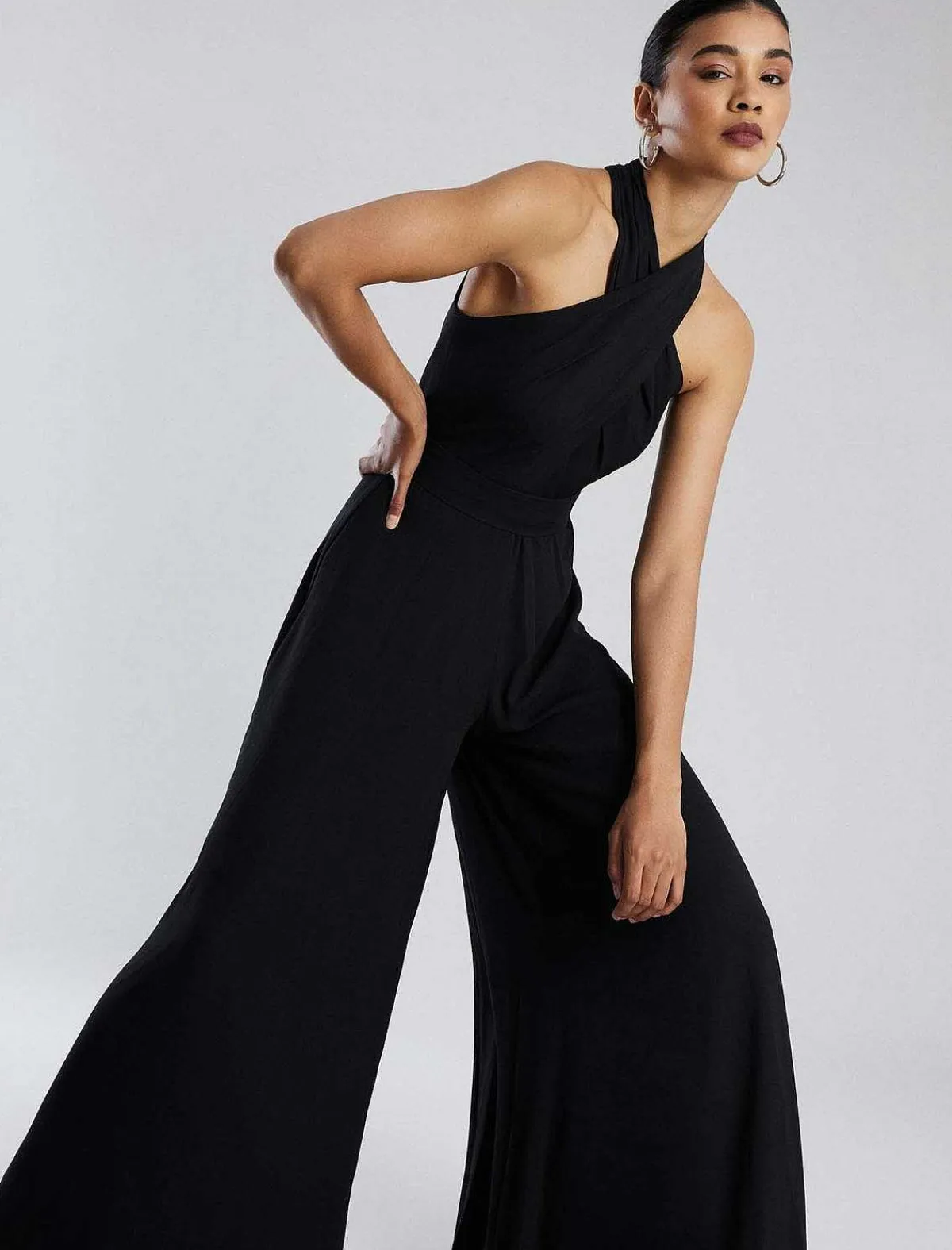 New Crossed Halter Jumpsuit Pierna Ancha Women Jumpsuits Rompers