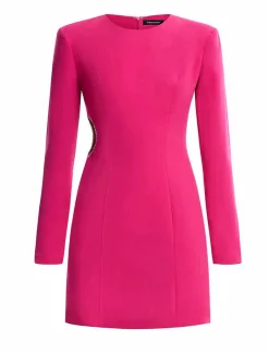 Cheap Cutout Asymmetric Dress With Cristales Women Night