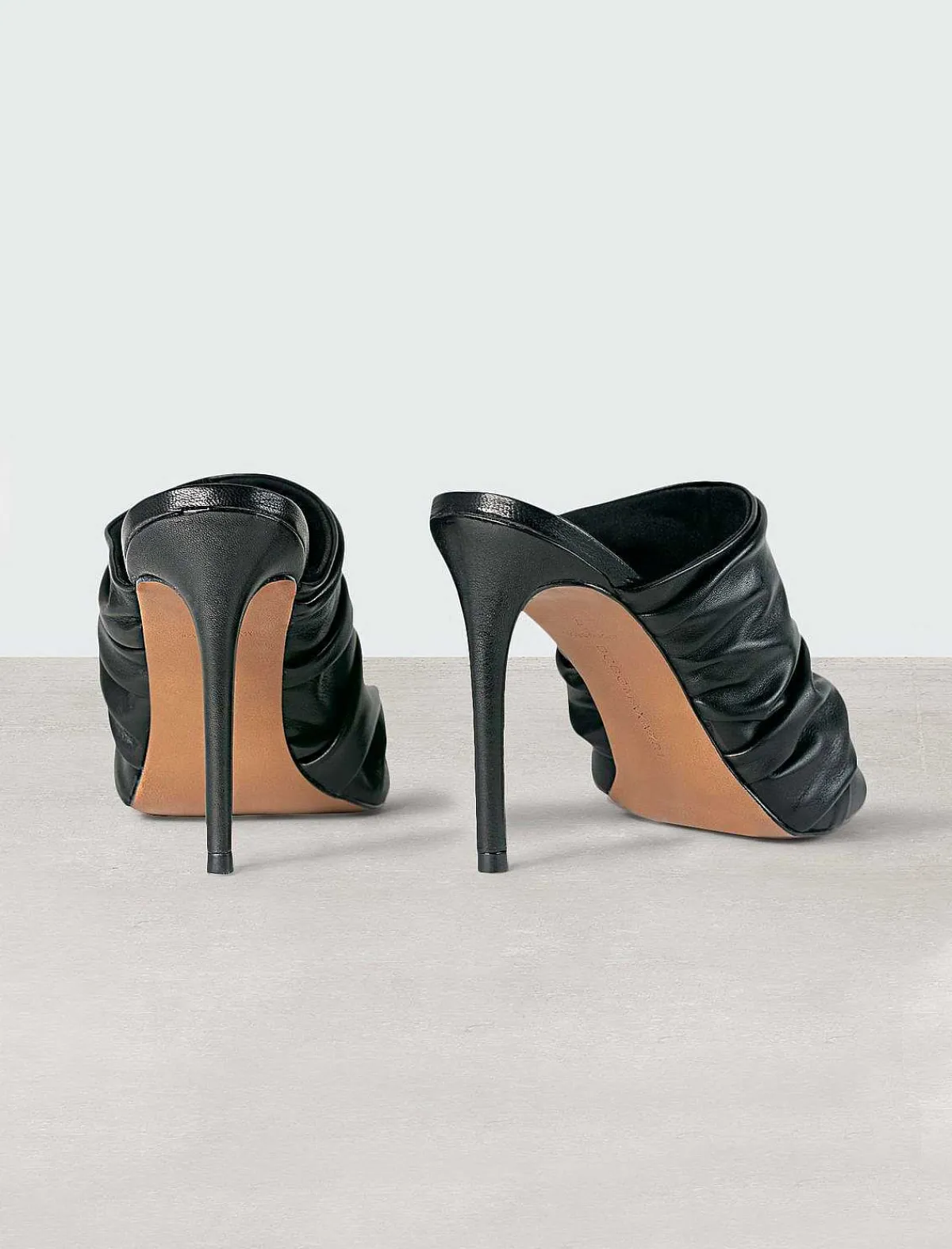 Online Frunce Tacon Sarani Sandal Women Shoes