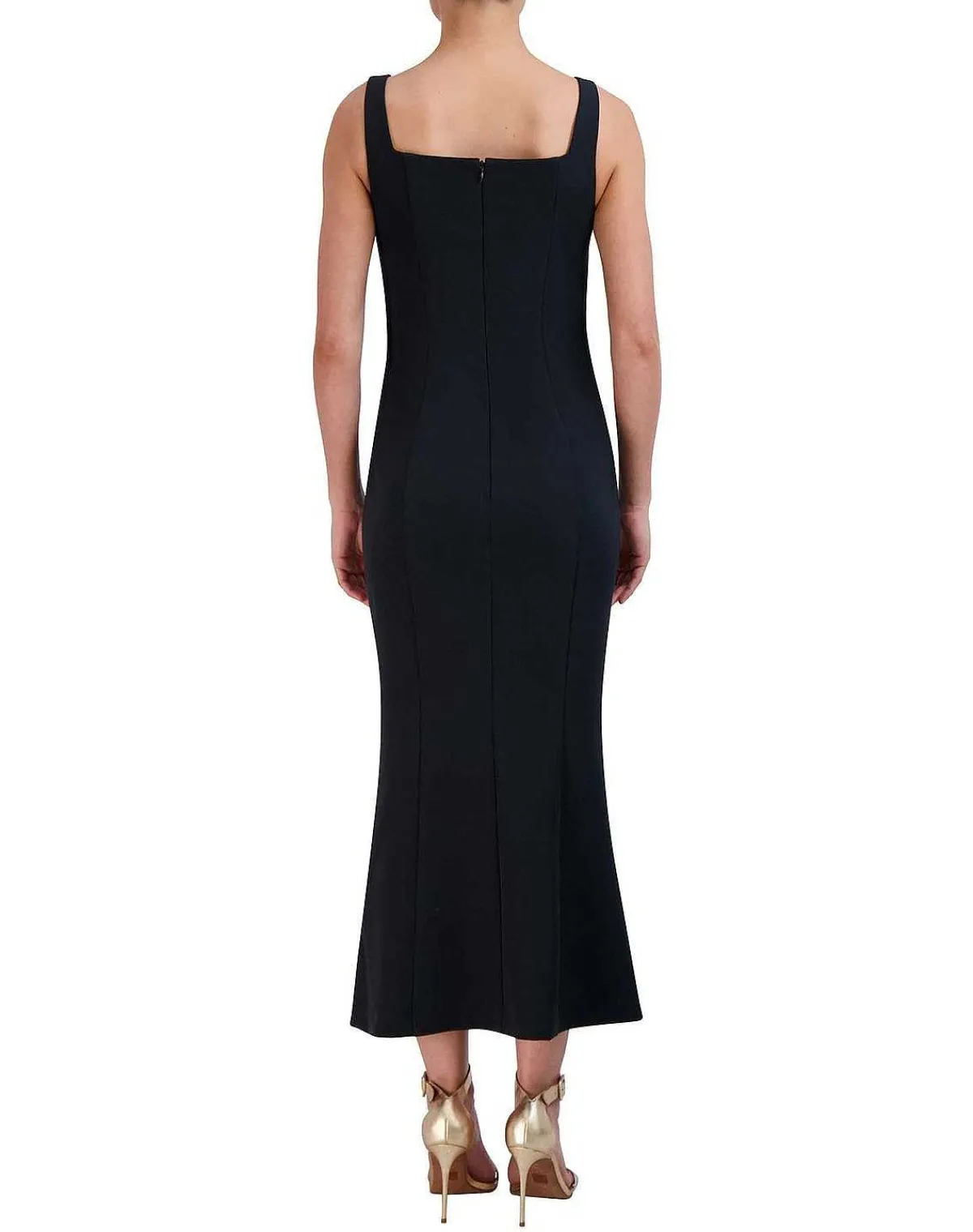 Hot Imperio Corazon Cut Midi Dress Women Night