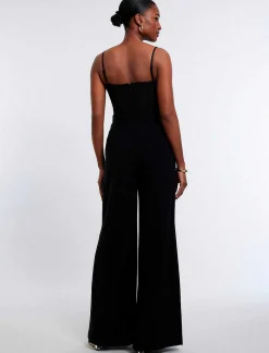 Best Sale Jumpsuit Bustier Pierna Ancha Women Jumpsuits Rompers