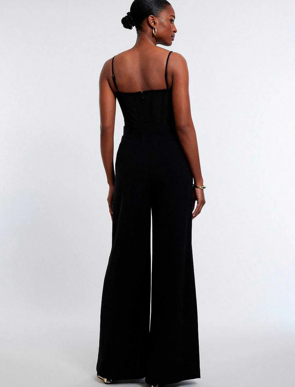 Best Sale Jumpsuit Bustier Pierna Ancha Women Jumpsuits Rompers