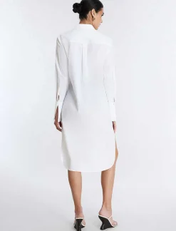 New Large Popelin T-Shirt Dress Women Casual