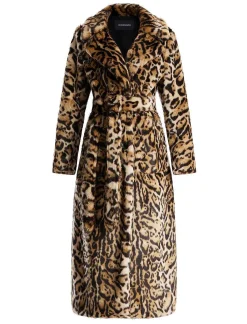 Store Large Shelter With Synthetic Leopard Piece With Lazo Women Outerwear
