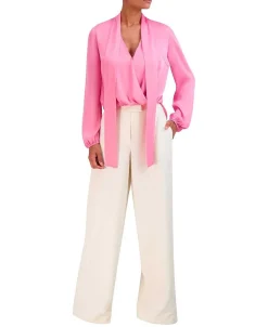 Sale Lazada Satina Blouse With Wide Sleeves Women Tops
