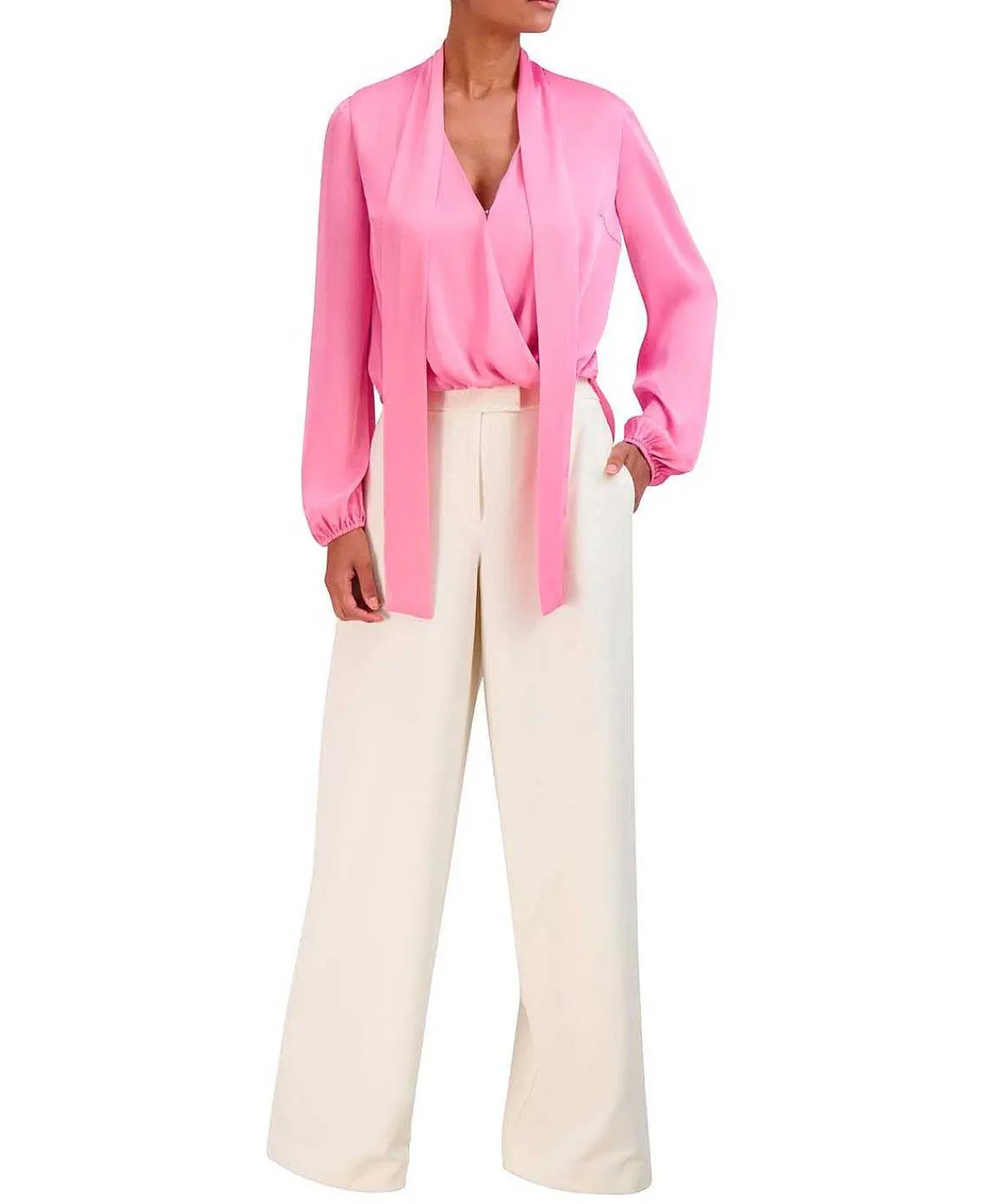 Sale Lazada Satina Blouse With Wide Sleeves Women Tops