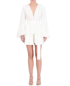 Discount Lazo Blouse Abulloned Sleeve Popelin Women Tops