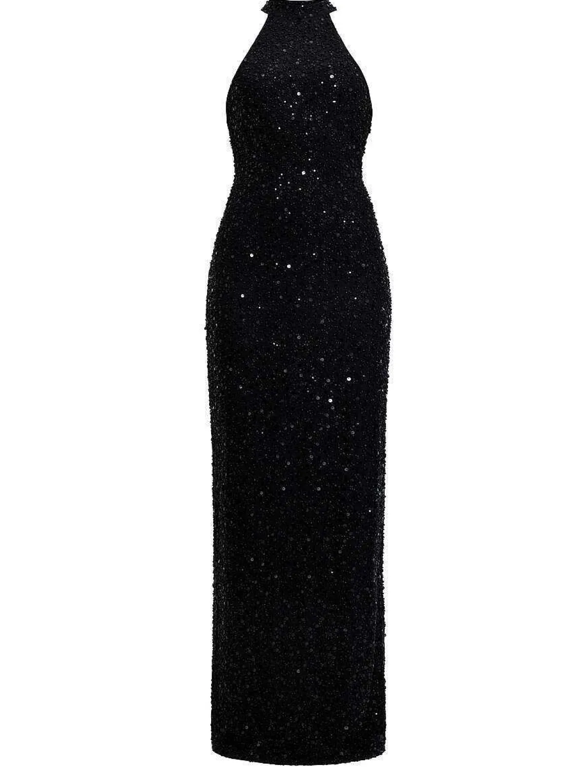 Fashion Lentejuela Large Halter Night Dress Women Night