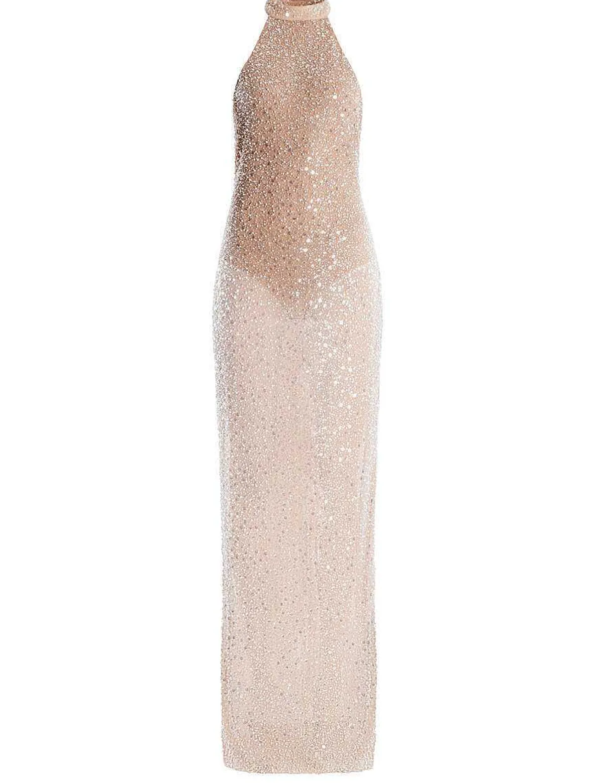 Sale Lentejuela Large Halter Night Dress Women Night