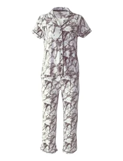 Flash Sale Marmol Shirt And Pantalon Pajama Set Women Pajamas