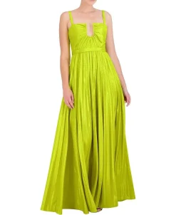 Discount Metallic Pleased Wide Evening Dress Women Night