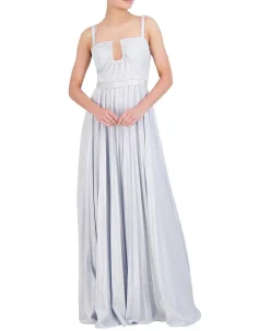 Outlet Metallic Pleased Wide Evening Dress Women Night