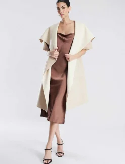 Best Oversize Wool Shelter Cut Sleeve Women Outerwear