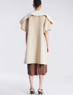 Best Oversize Wool Shelter Cut Sleeve Women Outerwear