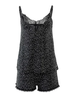 Store Pajama Set Cut Blouse And Short Women Pajamas