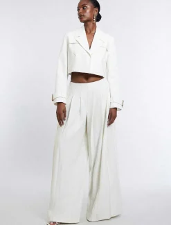 Clearance Pantalon Pierna Ancha Women Pantalones