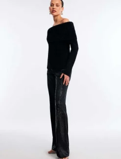 Online Pullover Sweater Hombros Descubiertos Women Sweaters