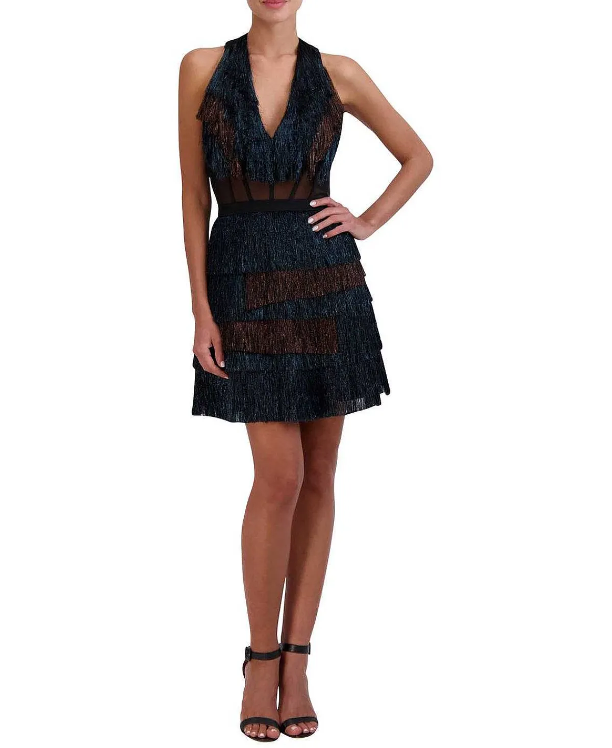 Cheap Short Bustier Dress With Flecks Women Night