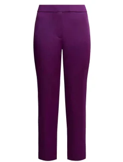Hot Slim Fit Satin Pants Women Pantalones