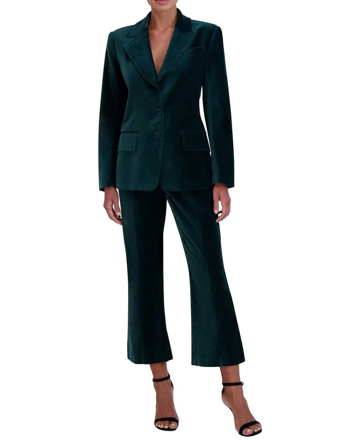 Hot Solapa Ancha Terciopelo Blazer Women Outerwear