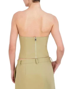 Cheap Strapless Bustier Top Women Tops