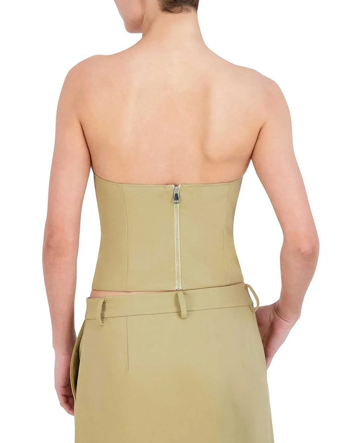 Cheap Strapless Bustier Top Women Tops