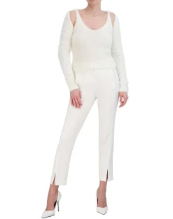 Shop V-Sleeve Sweatshirt Pullover Wide Sleeve Women Sweaters