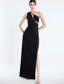 Sale Wide Asymmetric Dress Women Night