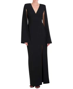 Outlet Wide Cover Sleeve Dress Women Night
