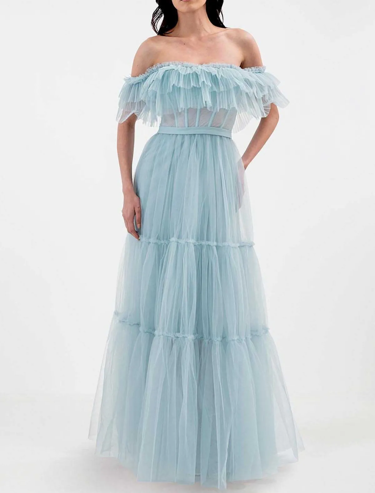 Outlet Wide Evening Dress Women Night