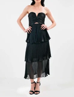 Store Wide Stepped Chiffon Dress Women Cocktail